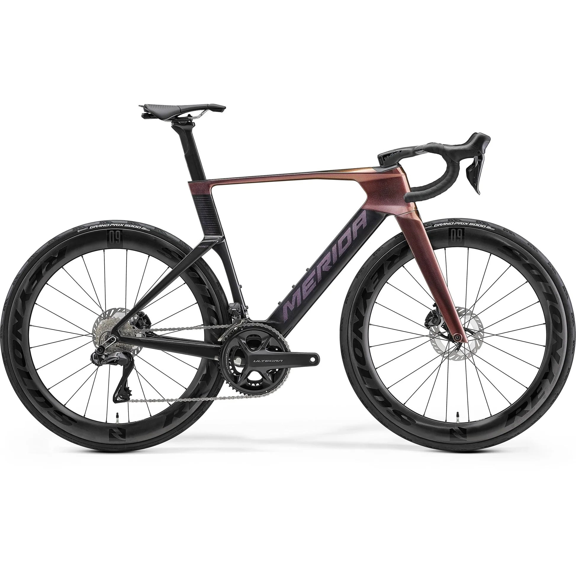 Merida Reacto 8000 Rainbow Purple | CF3 Carbon Aero Road Bike Merida Reacto 8000 Rainbow Purple | CF3 Carbon Aero Road Bike