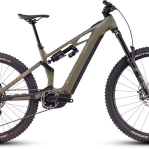 Cube Stereo Hybrid ONE77 HPC TM 800 Electric Enduro Bike Dustyolive'n'Gold