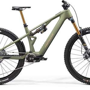 Merida eOne-Sixty SL 10K Electric Enduro Bike Silk Anaconda Green/Brown